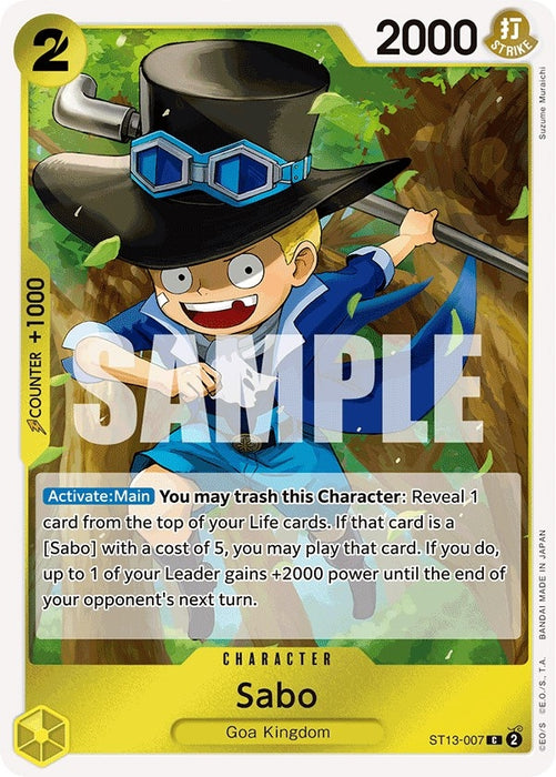 Sabo (007) (ST13-007) (Foil) [Ultra Deck: The Three Brothers]