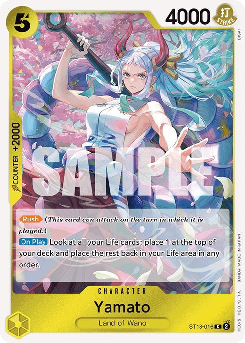 Yamato (ST13-016) (Foil) [Ultra Deck: The Three Brothers]