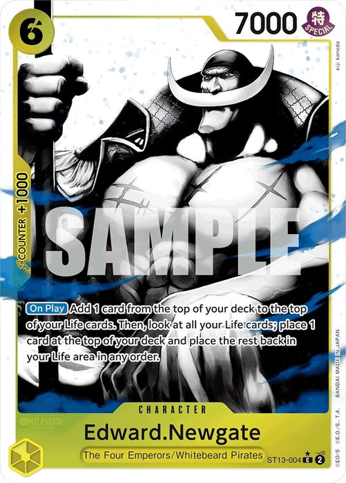 Edward.Newgate (Parallel) (ST13-004) (Foil) [Ultra Deck: The Three Brothers]