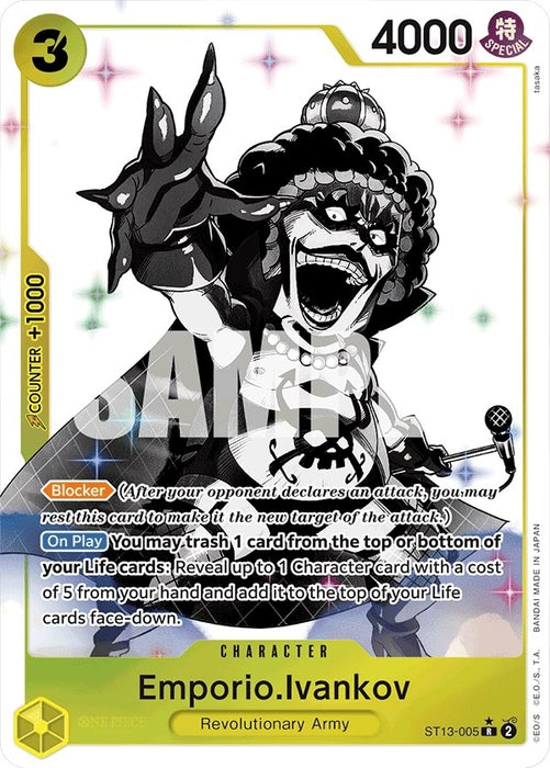 Emporio.Ivankov (Parallel) (ST13-005) (Foil) [Ultra Deck: The Three Brothers]