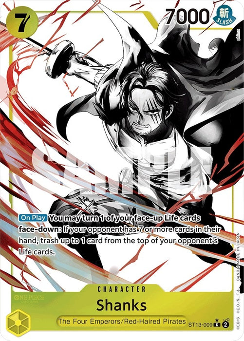 Shanks (Parallel) (ST13-009) (Foil) [Ultra Deck: The Three Brothers]