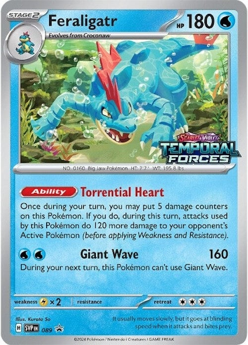 Image for Feraligatr - 089 (Prerelease) (089) (Holofoil) [SV: Scarlet & Violet Promo Cards] - Pokemon