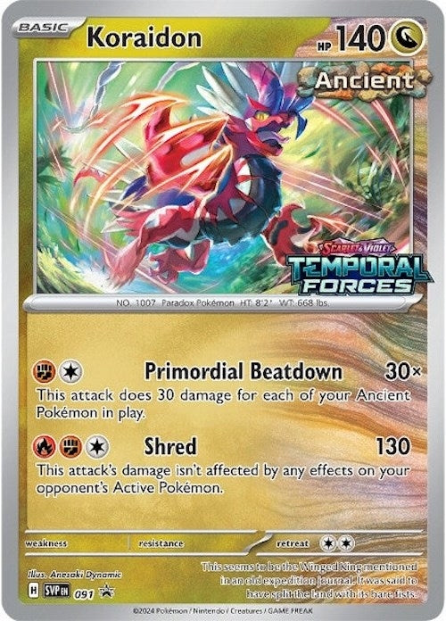 Image for Koraidon - 091 (Prerelease) (091) (Holofoil) [SV: Scarlet & Violet Promo Cards] - Pokemon