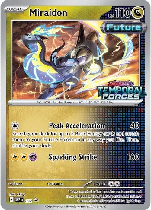 Image for Miraidon - 092 (Prerelease) (092) (Holofoil) [SV: Scarlet & Violet Promo Cards] - Pokemon