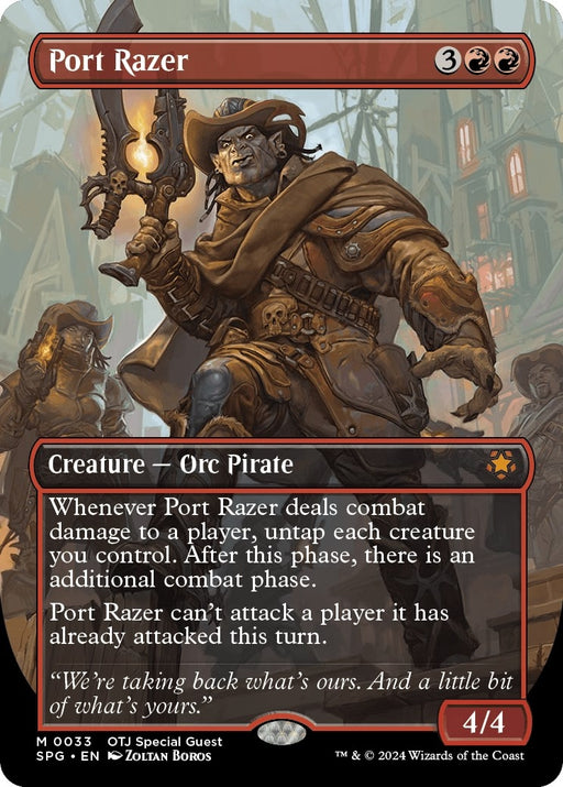 Image for Port Razer (Borderless) (33) [Special Guests] - Magic: The Gathering
