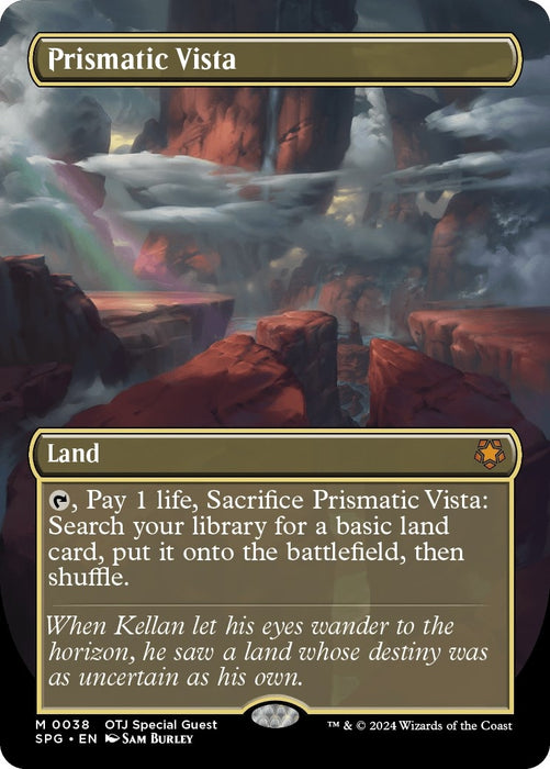Image for Prismatic Vista (Borderless) (38) (Foil) [Special Guests] - Magic: The Gathering
