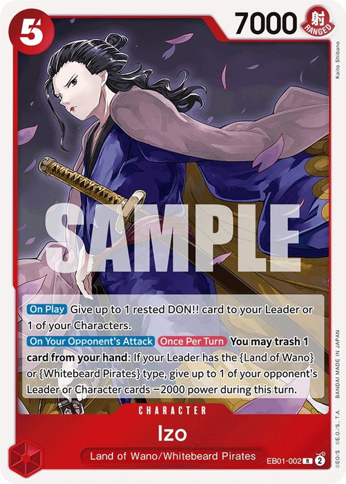 Izo (EB01-002) (Foil) [Extra Booster: Memorial Collection]
