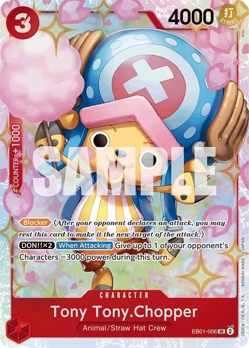 Image for Tony Tony.Chopper (EB01-006) (Foil) [Extra Booster: Memorial Collection] - One Piece Card Game