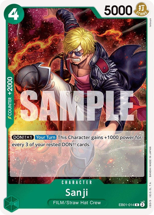 Image for Sanji (EB01-014) (Foil) [Extra Booster: Memorial Collection] - One Piece Card Game