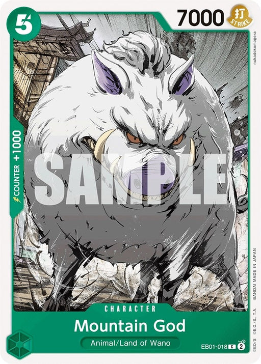 Image for Mountain God (EB01-018) [Extra Booster: Memorial Collection] - One Piece Card Game