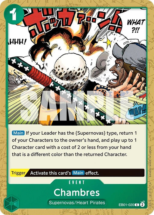 Image for Chambres (EB01-020) [Extra Booster: Memorial Collection] - One Piece Card Game