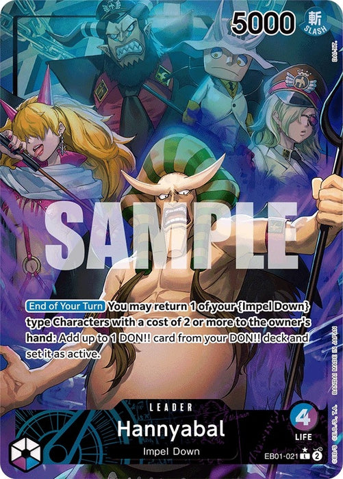 Image for Hannyabal (Alternate Art) (EB01-021) (Foil) [Extra Booster: Memorial Collection] - One Piece Card Game
