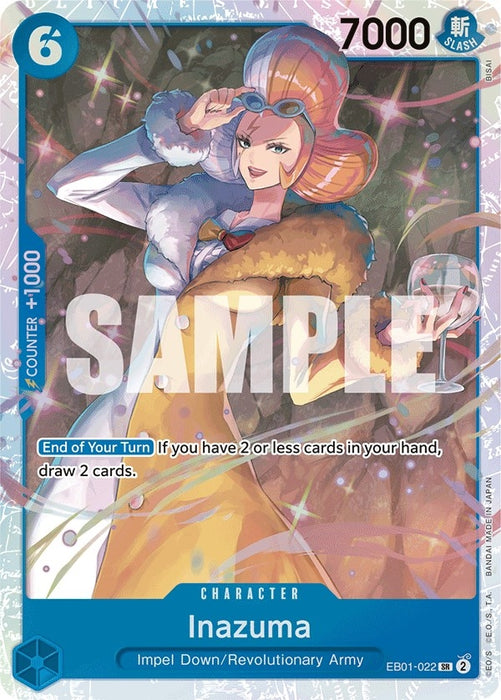 Image for Inazuma (EB01-022) (Foil) [Extra Booster: Memorial Collection] - One Piece Card Game