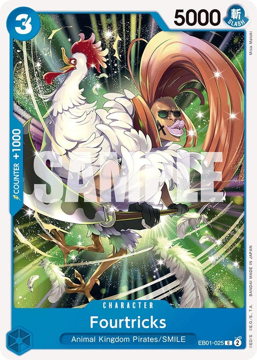 Image for Fourtricks (EB01-025) [Extra Booster: Memorial Collection] - One Piece Card Game