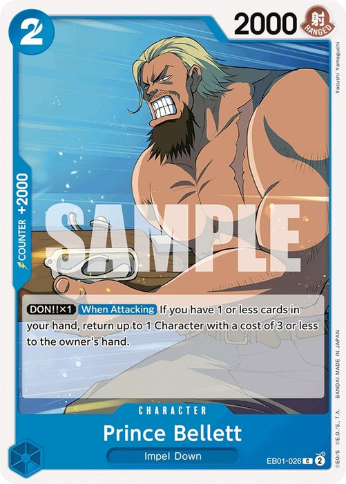 Image for Prince Bellett (EB01-026) [Extra Booster: Memorial Collection] - One Piece Card Game