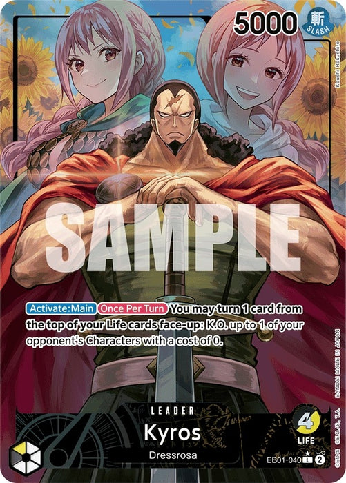 Kyros (Alternate Art) (EB01-040) (Foil) [Extra Booster: Memorial Collection]