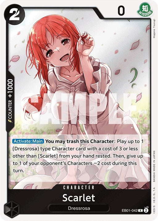 Image for Scarlet (EB01-042) (Foil) [Extra Booster: Memorial Collection] - One Piece Card Game