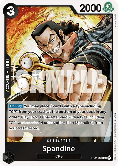 Image for Spandine (EB01-043) (Foil) [Extra Booster: Memorial Collection] - One Piece Card Game