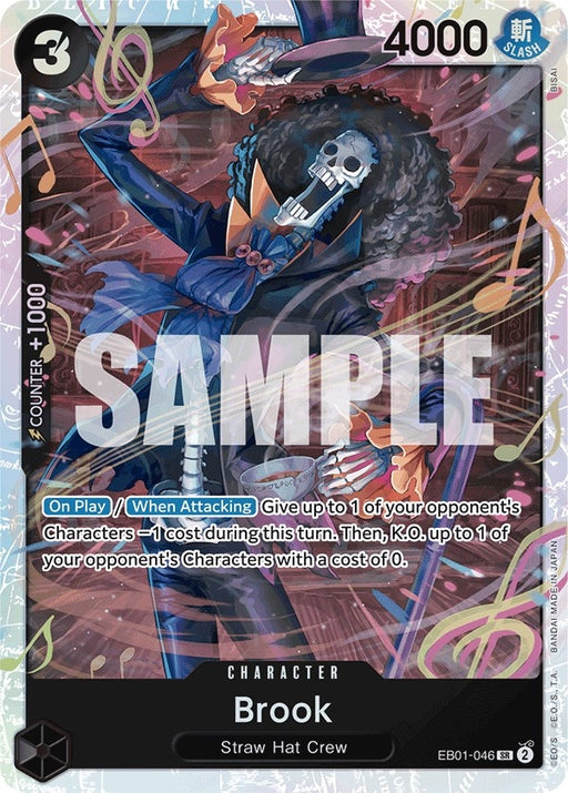 Image for Brook (046) (EB01-046) (Foil) [Extra Booster: Memorial Collection] - One Piece Card Game