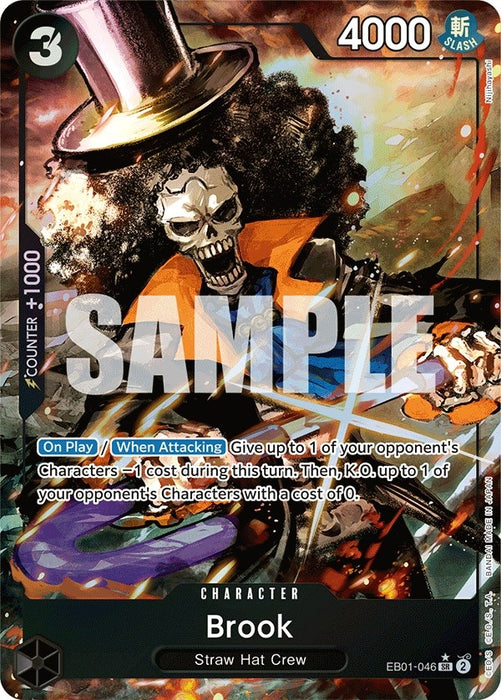 Image for Brook (046) (Alternate Art) (EB01-046) (Foil) [Extra Booster: Memorial Collection] - One Piece Card Game
