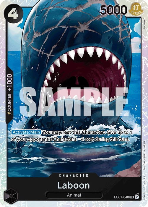 Image for Laboon (048) (EB01-048) (Foil) [Extra Booster: Memorial Collection] - One Piece Card Game