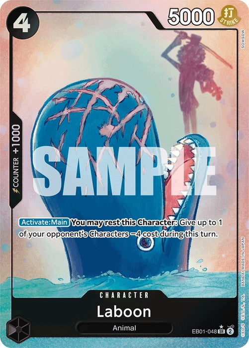 Laboon (048) (Alternate Art) (EB01-048) (Foil) [Extra Booster: Memorial Collection]