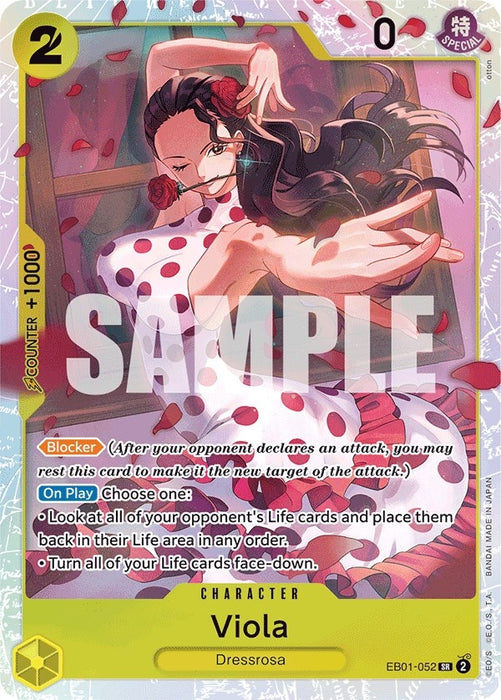 Viola (EB01-052) (Foil) [Extra Booster: Memorial Collection]