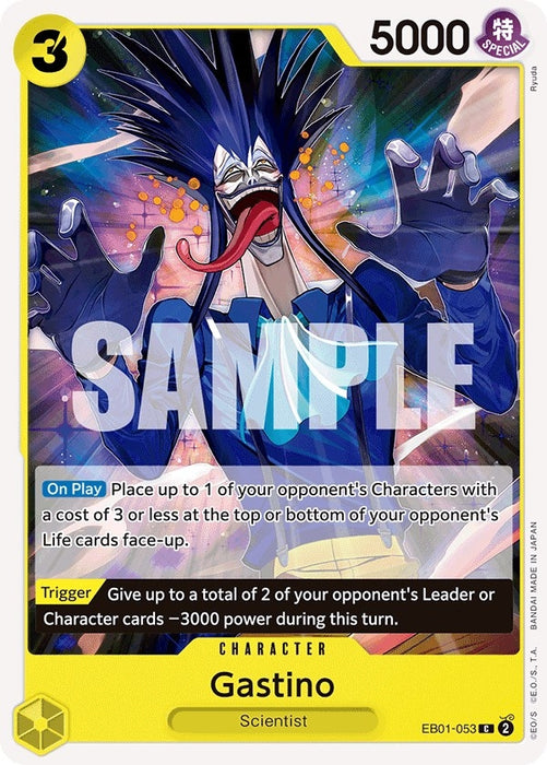Image for Gastino (EB01-053) [Extra Booster: Memorial Collection] - One Piece Card Game