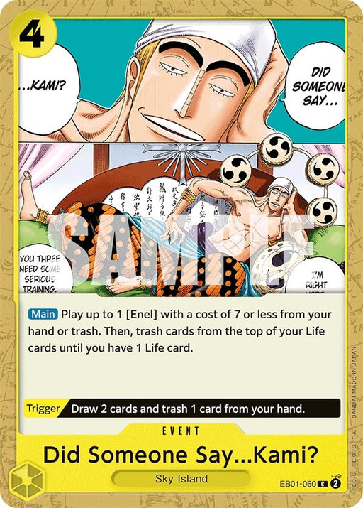 Image for Did Someone Say...Kami? (EB01-060) [Extra Booster: Memorial Collection] - One Piece Card Game