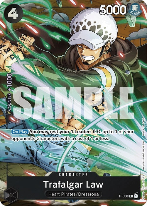 Trafalgar Law (Event Pack Vol. 4) (P-038) (Foil) [One Piece Promotion Cards]