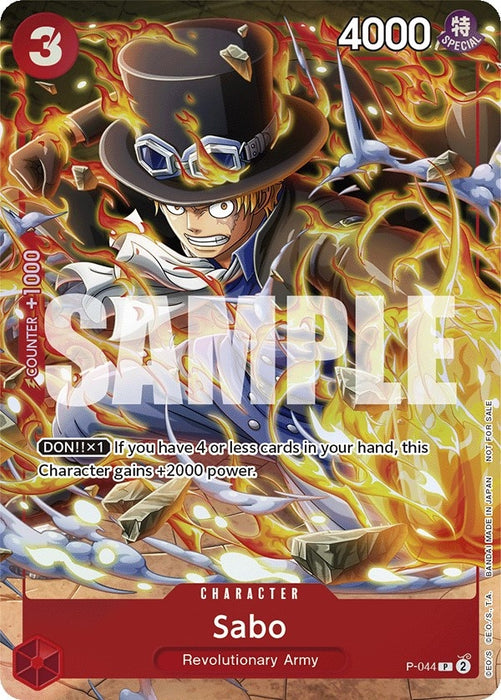 Sabo (Event Pack Vol. 4) (P-044) (Foil) [One Piece Promotion Cards]