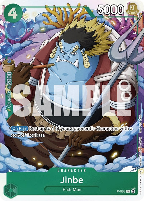 Jinbe (Event Pack Vol. 4) (P-063) (Foil) [One Piece Promotion Cards]