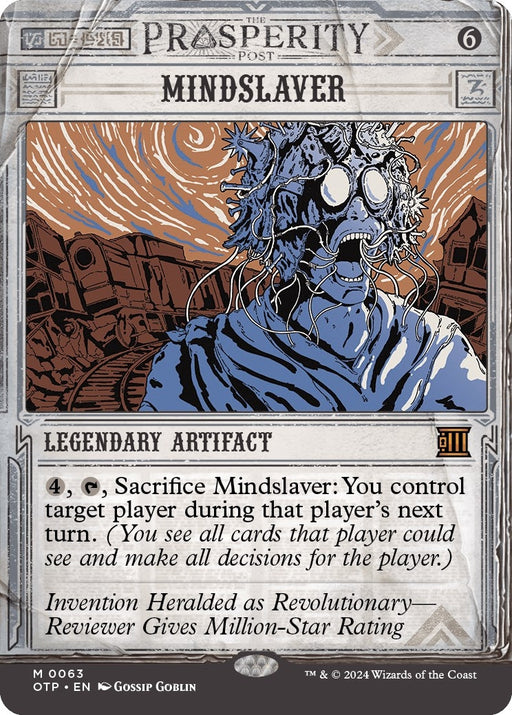 Image for Mindslaver (63) (Foil) [Outlaws of Thunder Junction: Breaking News] - Magic: The Gathering