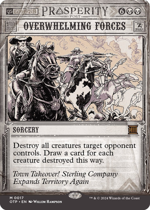 Image for Overwhelming Forces (17) [Outlaws of Thunder Junction: Breaking News] - Magic: The Gathering
