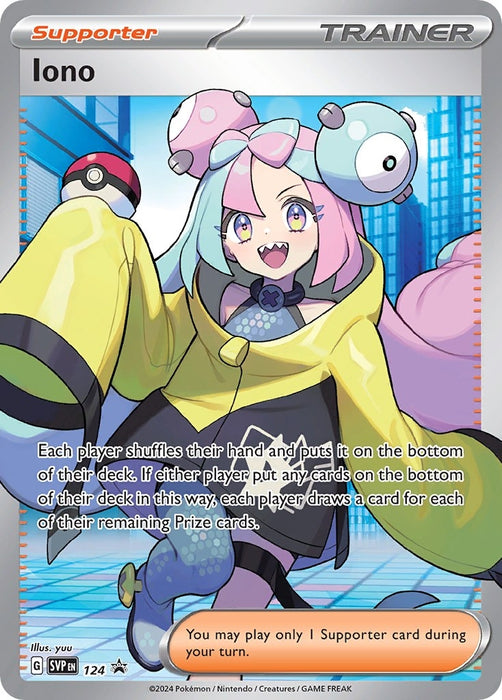 Image for Iono - 124 (124) (Holofoil) [SV: Scarlet & Violet Promo Cards] - Pokemon