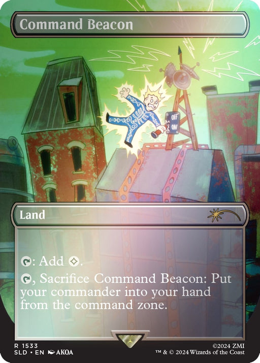 Image for Command Beacon (Rainbow Foil) (1533) (Foil) [Secret Lair Drop Series] - Magic: The Gathering