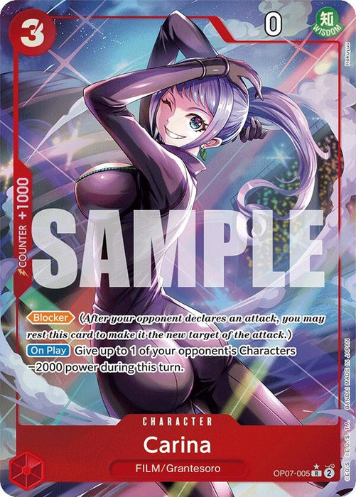 Image for Carina (Parallel) (OP07-005) (Foil) [500 Years in the Future] - One Piece Card Game