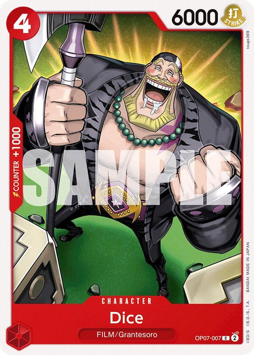 Image for Dice (OP07-007) [500 Years in the Future] - One Piece Card Game