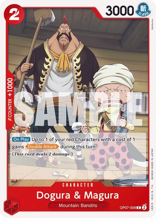 Image for Dogura & Magura (OP07-009) [500 Years in the Future] - One Piece Card Game