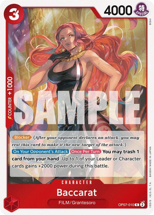 Baccarat (OP07-010) (Foil) [500 Years in the Future]