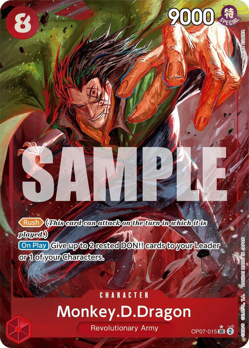 Image for Monkey.D.Dragon (015) (Parallel) (OP07-015) (Foil) [500 Years in the Future] - One Piece Card Game