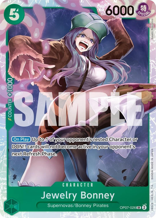 Image for Jewelry Bonney (026) (OP07-026) (Foil) [500 Years in the Future] - One Piece Card Game