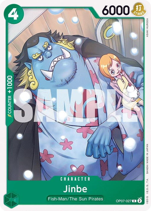 Image for Jinbe (027) (OP07-027) [500 Years in the Future] - One Piece Card Game