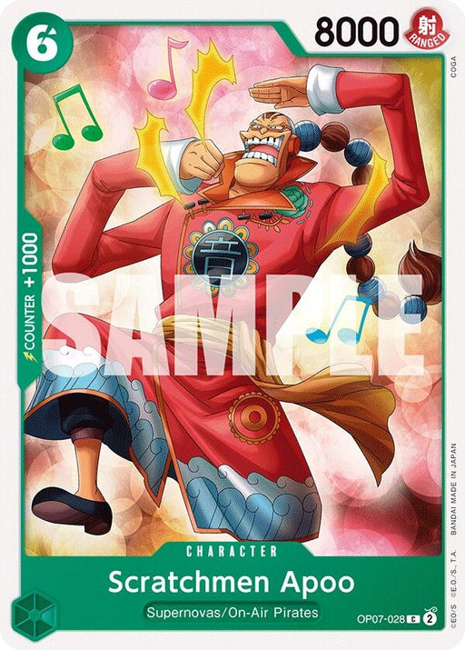 Image for Scratchmen Apoo (OP07-028) [500 Years in the Future] - One Piece Card Game