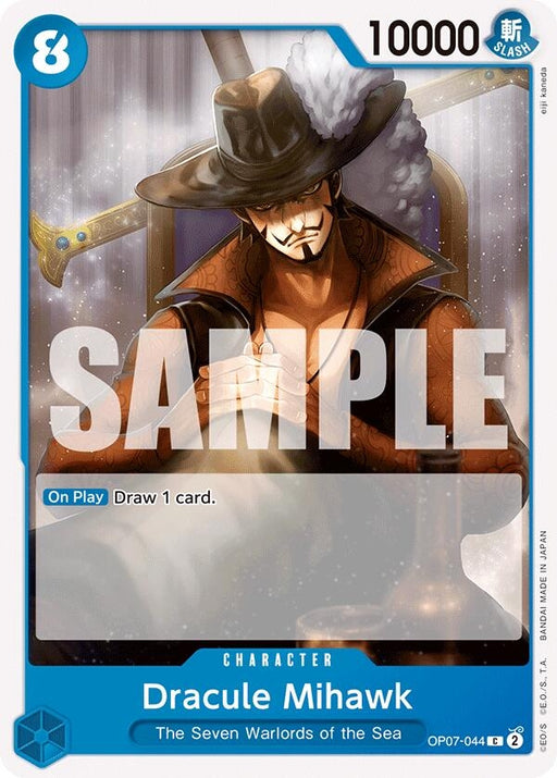 Image for Dracule Mihawk (OP07-044) [500 Years in the Future] - One Piece Card Game