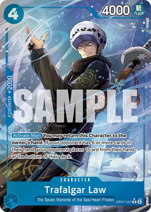 Image for Trafalgar Law (047) (Parallel) (OP07-047) (Foil) [500 Years in the Future] - One Piece Card Game
