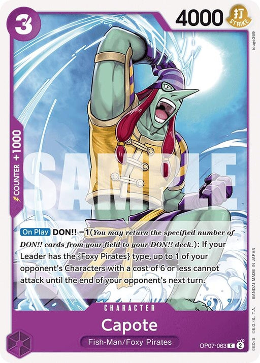 Image for Capote (OP07-063) [500 Years in the Future] - One Piece Card Game