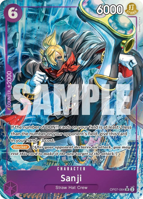 Image for Sanji (Parallel) (OP07-064) (Foil) [500 Years in the Future] - One Piece Card Game