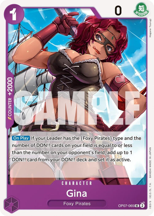 Image for Gina (OP07-065) [500 Years in the Future] - One Piece Card Game