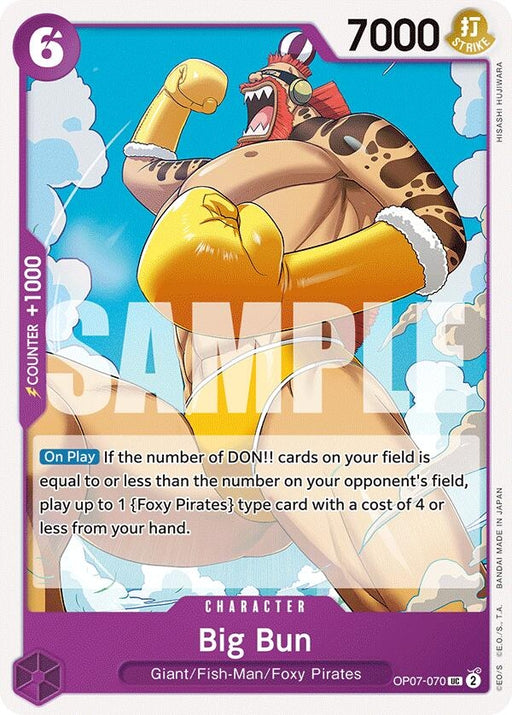 Image for Big Bun (OP07-070) [500 Years in the Future] - One Piece Card Game